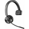 HP Poly Savi 7210 Office DECT 1880-1900 MHz Single Ear Headset Slúchadlá s mikrofónom Kábel Pres hlavu Hovor / hudba Nabíjací podstavec Čierna (8D3G9AA#ABB)