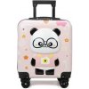 Livefy detský kufor Panda 36 × 44 cm, ružový