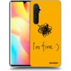Picasee silikónový prehľadný obal pre Xiaomi Mi Note 10 Lite - I am fine