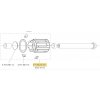 Orech Campagnolo pre SHIMANO/SRAM 9/10/11s (pre Cr-Mo osi 12mm)