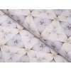 Dekoračná látka PML-031 Designové geometrické obrazce na bielom - šírka 150 cm