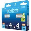 Panasonic Eneloop AA 2000mAh 4ks, AAA 800mAh 4ks BK-KJMCDE44E