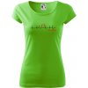 Moje srdce bije pre Bowling - Dámske tričko Pure - M ( Apple Green )