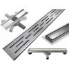Mexen Flat 360° M01 otočný odtokový žľab 90 cm chróm - 1020090-40