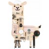 Foxy Family Activity board Manipulačná doska ružová Lama 84 cm x 52 cm