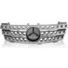PROTEC Přední maska Mercedes W164 2005-2008 stříbrná chromová