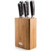 Sada nožů G21 Gourmet Stone 5 ks + bambusový blok