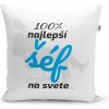 Sablio Vankúš 100% najlepší šéf na svete 40x40