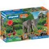 Stavebnica PLAYMOBIL 72068 Slon s opatrovateľom Pack Animals & Friends Zoo