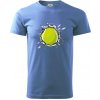 Tenisová loptička v triku - Klasické pánske tričko vyššej gramáže - L ( Svetlomodrá )