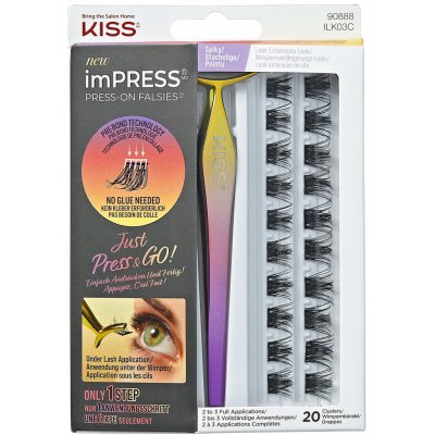 KISS Umelé trsové riasy imPRESS Press on Falsies Kit 03
