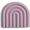 MUSHIE Silikónové hryzátko Rainbow- Mauve MUSHIE