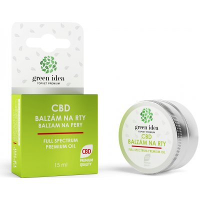 Green idea CBD balzam na pery 15 ml