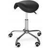 4FIZJO Otočná masážna stolička sedlová ERGO - čierna
