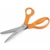 Entlovacie krajčírske nožnice Fiskars dĺžka 23 cm - 1 ks oranžová