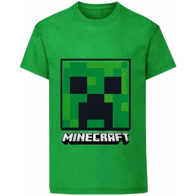 Minecraft detské tričko HE482 zelené