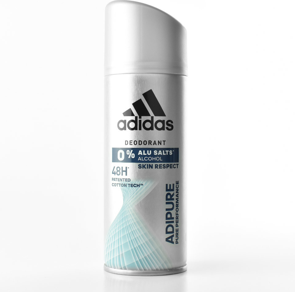 Adidas Adipure Men deospray 24h bez hliníkových solí 150 ml od 2,69 € -  Heureka.sk