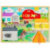 Bigjigs Toys Motorická deska každodenních dovedností