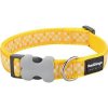 Obojok RED DINGO Gingham Yellow 20mm x 31-47cm