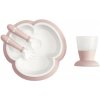 BabyBjörn jídelní set Powder Pink 4 dílný