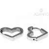 ADANITO BK33390A - Náušnice z chirurgickej ocele srdce