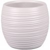 Obal Na Kvetináč 13 cm keramika sivý