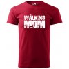 Sablio Tričko s potlačou pre mamičku The walking mom - červené 4XL