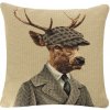 Mars & More Gobelínová vankúšik lovecký Jelen - 45 * 15 * 45cm - Mars & More