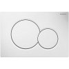 GEBERIT SIGMA01 ovládacie tlačítko, Dual flush, biela lesk 115.770.11.5