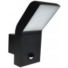BOWI LED Vonkajšie nástenné svietidlo so senzorom LESK LED/9W/230V 4000K BW0336 + záruka 3 roky zadarmo