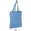 SOĽS Recyklovaná nákupná taška SL03829 Heather blue 38 x 42 cm