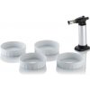 KELA Creme Brullée set MANOU 4ks miska + 1ks flambovací horák KL-10948