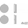 BREMB BRAKE PADS 07SU0526 ORGANIC
