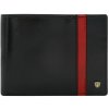Rovicky N992-RVTP RFID čierno-červená pánska kožená peňaženka 12,5 x 9,5 x 2,5 cm