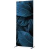 Jansen Display Potištěná látková dělící stěna Deco 85-200 Modré listy rostlin ECO