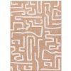 Najkoberce SPARK 0711A labyrint, béžový / krémový 80x150 cm