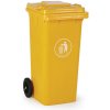 Plastová popolnica na triedený odpad 120 litrov, žltá
