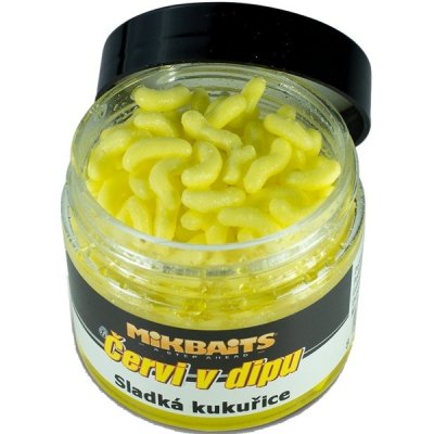 MIKBAITS - Červy v dipe 50 ml Sladká Kukurica