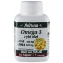 Doplnok stravy MedPharma Omega 3 Rybí olej Forte EPA + DHA 60+7 kapsúl