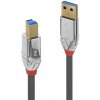 Lindy 36662 USB, USB 3.2 Gen1 (USB 3.0 / USB 3.1 Gen1) USB-A zástrčka, USB-B zástrčka, 2m, sivý