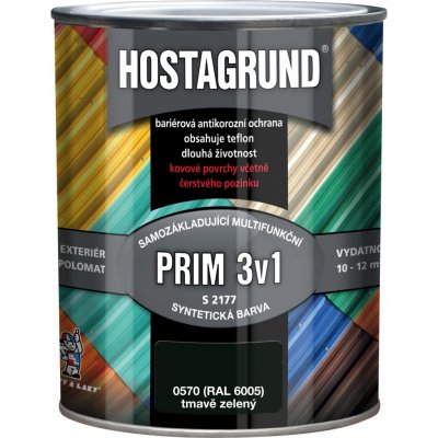 HOSTAGRUND PRIM 3v1 S2177, 0570 zelená tmavá 0,6 l