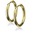 Steel Edge Kruhové náušnice chirurgická oceľ 3065-GD Priemer mm: 16mm