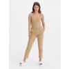 GAP 542685-03 Kalhoty straight khaki high rise Béžová - 4