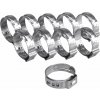 Spona na hadicu, 10 ks, ⌀21 mm, INOX EXTOL PREMIUM