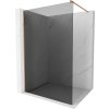 Mexen Kioto Walk-in sprchová stena 70x200 cm, grafit 8, kartáčovaná meď 800-070-101-65-40
