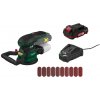 Parkside® Aku excentrická brúska Paexs 20-Li B2 + Akumulátor 20 V/2 Ah + Nabíjačka 20 V/2,4 A + Súprava brúsnych papierov (800010893)