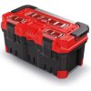Kistenberg TITAN PLUS Plastový kufor na náradie, 49,6x25,8x24cm, červená KTIPA5025-3020