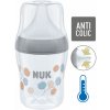 Dojčenská fľaša NUK Perfect Match Temperature Control 150 ml sivá