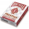 Karty Bicycle PRESTIGE 100% plastové, červené