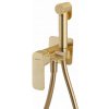 SPY podomietková bidetová batéria so Stop sprškou, zlato mat
